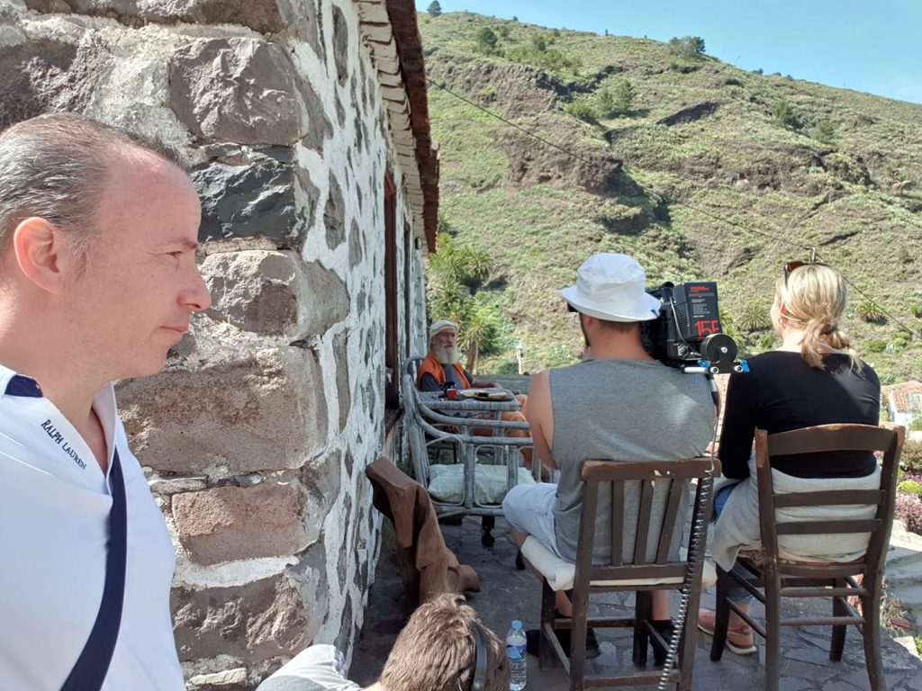 Filmando para Good Bye Germany en La Gomera 4